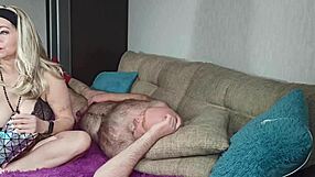 Raw couple nuts here jerk off with a horn mother with close-up сam