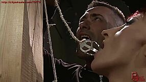 Japanese nipple clamps and boned sex a submissive red head