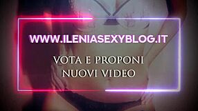 Big tits Italian babe gets her asshole spread by two large cocks