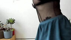 Talented young woman with large a double D Chest the skills of a French Busty beurette