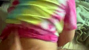 Daughter likes to film herself while her big tooty ebony girl plays with her anus