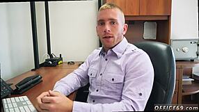 HD video of a young gay man's first straight encounter