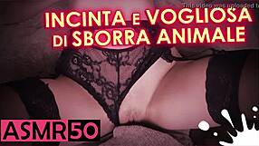 Italian amateur couple plays with their jerking off desires