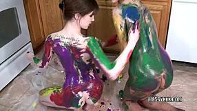 Real girls with no acting skills playing lesbians sucking on each other’s wet love boxes