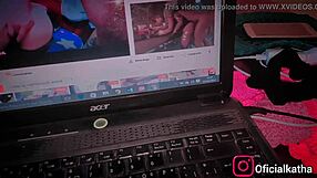 Sugar baby reveals her masturbating big dick and gets a throat passion in a blowjob video