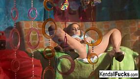 skinny and sexy Kendall Karson and Natasha Nice in hot lesbian action