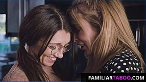 Taboo video, over two lesbians get down and dirty - Aiden Ashley and Maya Woulfe