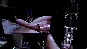 Femdom and latex in this 3D video game walkthrough