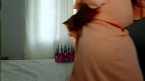 Busty Latina beauty real homemade video