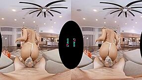 Big ass cowgirl threesome virtual reality sex