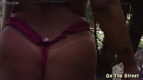 The amateurs, Latina BBW demonstrates her appealing big buttocks in the exterior region