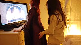 Hot bod and ball licking cosplay tribute to porn