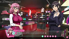Hot fisting and licking is included in hentai game