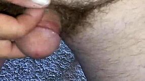 The morning is when amateur gay masturbates