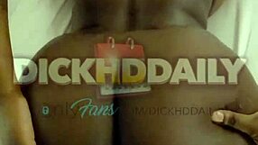 Backshots and big asses explored by amateur ebony couple