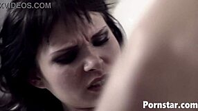 Hardcore cunnilingus and licking of skinny and horny lesbians