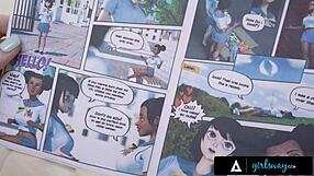 Masturbation Girlsway cosplay fun with lacy lennon and lily larimar in HD cartoon sex