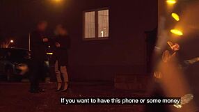 Tom hops in the back of a van with the very hot brunette waitress