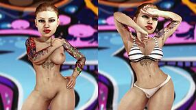 Oddly, I had targeted a big booty redhead in cartoon porn in 3D