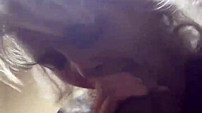 Casting interracial old man and young girl sucking mans cock