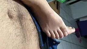 Amateur friend's feet
