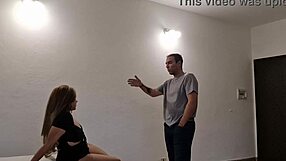 A blonde beauty goes out of her way on how to get back at her cheating boyfriend – by rubbing it for him