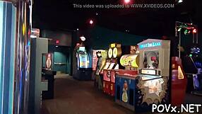 Adorable Teen Slut Delivers Nasty POV Blowjob