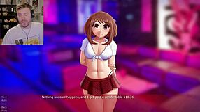 Anime Lesbian 3some: Hot and Heavy Night at the Club of Ochaco Uraraka