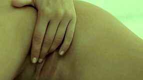 Teen babe stuffs pussy with dildos in solo masturbation