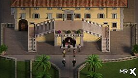 in the treasure of nadia game, a guy invites an ebony teen home and fucks her ass hard