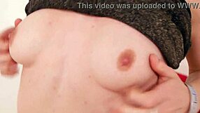 Audrey Holiday deepthroats huge cock POV