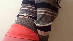 latina milf masturbates outdoors in public mexican spot