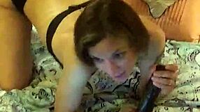 Lacy Summers Toys with Dildo and Sucks on Webcam