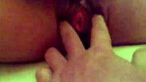 Mature woman fingers herself with vibrator first time?