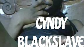 Cyndy Blackslave Teases Ebony Pussy on Webcam