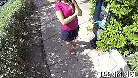 Babe Courtney Loxx Sucks Cock for Cash in Competition