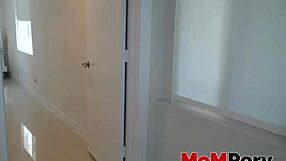 Small Tits Brunette Stepmom Riley Jacobs Bent Over Doggystyle Pounded by Big Cock POV Taboo Scene