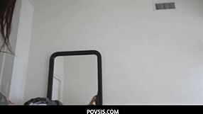 Stepsister Megan Sage Surprises Stepbrother with POV Blowjob and Taboo Fucking