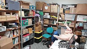 petite teen suspected thief faces old officer's tough questioning