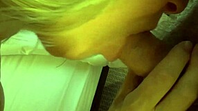 Naughty Wife Deep Throats and Gags on Monster Cock