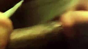 Deepthroat for black cock gets sneaky
