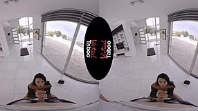 i'm cheating with a shaved brunette in virtual taboo blowjob. feels so wrong and hot.