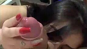 Camila Vegas Swallows Cum in Mouth During Blowjob