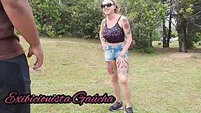 two friends invite me for a hike in the woods