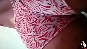 Chayenhy, the brunette latina lover, indulges in solo masturbation at home