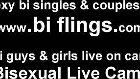 feel the deep emotions in our bisexual threesome with anal and blowjob