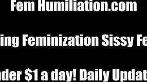 Personal Sissy Doll Dresses in Humiliation for Femdom BDSM Play