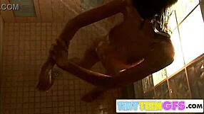 Brookeskye Showers and Teases Her Small Tits!