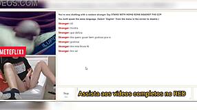 Minha Namorada Fazendo Estranhos Gozarem na Cam Aleatória