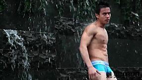 Exploring the Meili series with model 224 in a casual gay modeling session.